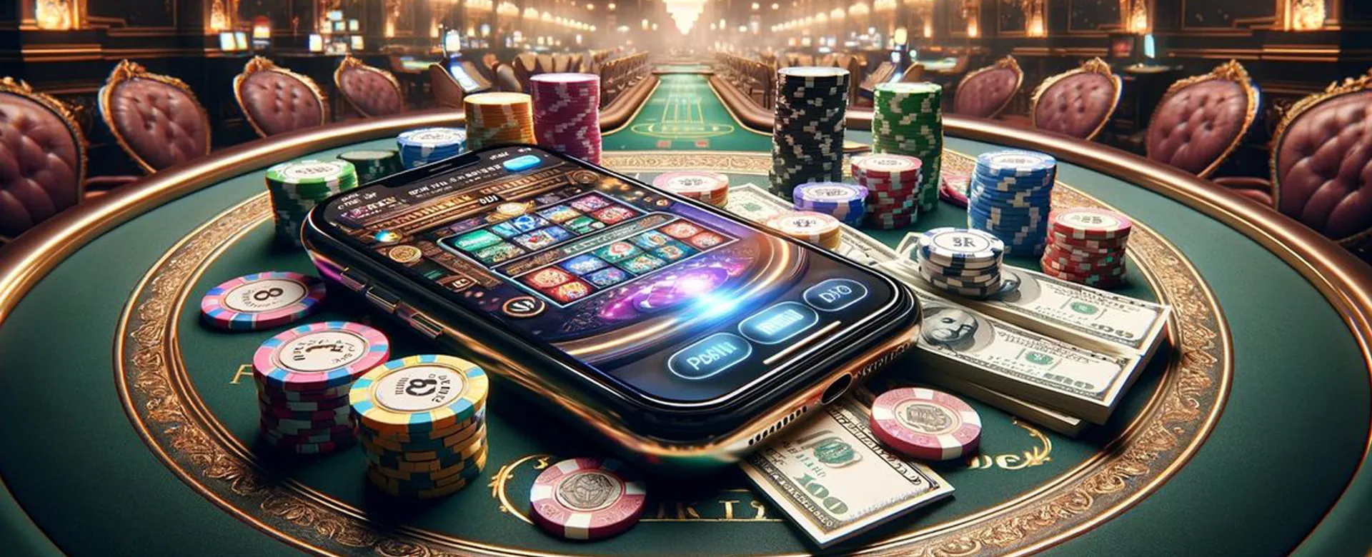 Dynamic background showcasing online casino games, perfect for 774pub login and registration